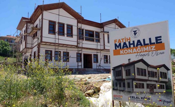 Yozgat Belediyesi kentin mimarı dokusuna uygun mahalle konakları inşa ediyor