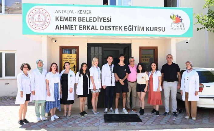 Ahmet Erkal Destek Eğitim Kursu öğrencilerinden başarılı sıralamalar