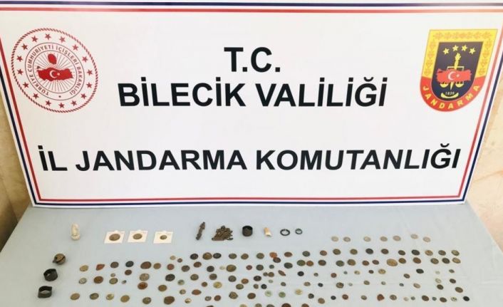 Bilecik’te 262 adet sikke ele geçirildi