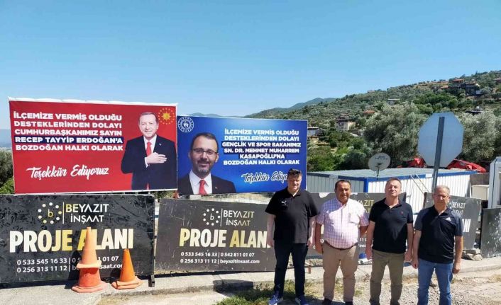 Bozdoğan’da Gençlik Merkezi ve Yarı Olimpik Yüzme Havuzu’nda çalışmalar devam ediyor