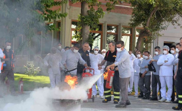 Bozüyük Belediyesi İtfaiyesi’nden yangın eğitimi