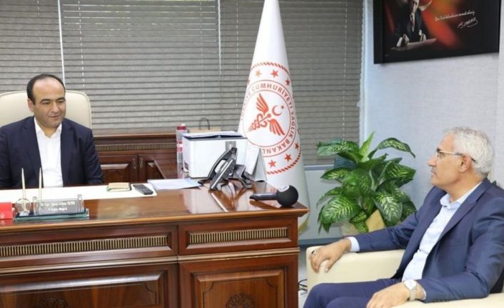 Güder’den İl Sağlık Müdürü Berk’e hayırlı olsun ziyareti