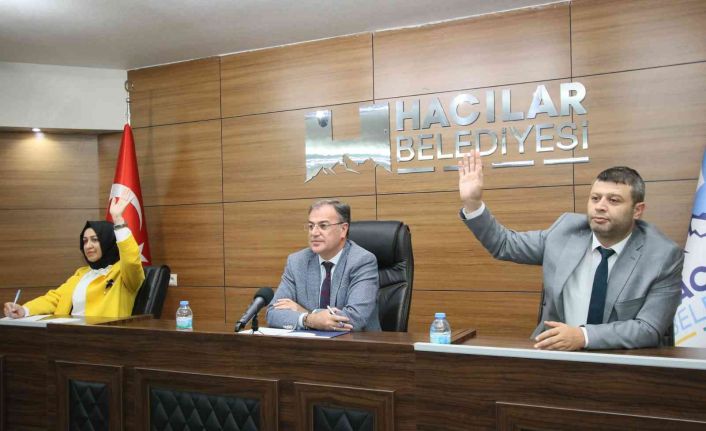 Hacılar Belediyesi Meclisi Temmuz ayı Toplantısı’nı yaptı