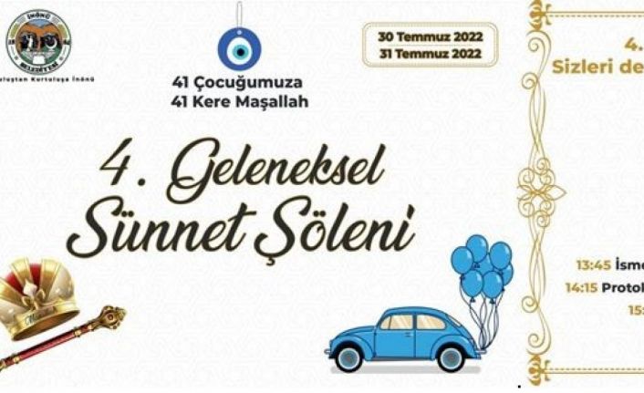 Hafta sonu İnönü’de şölen var