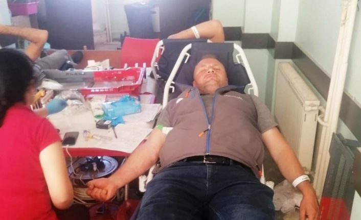Hisarcık’ta kan bağışı kampanyası