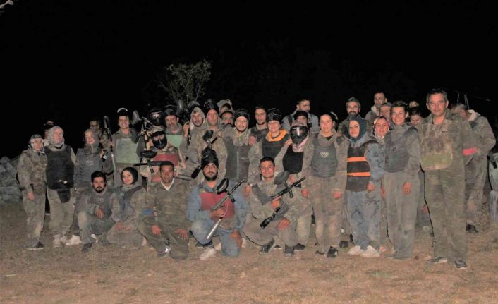 Hürok Mermer çalışanlarının Paintball heyecanı