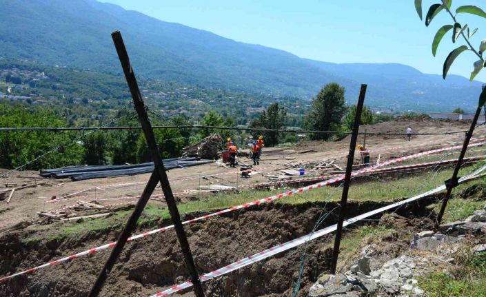 İnşaat çalışmaları sırasında zeminin kaydığı iddiası