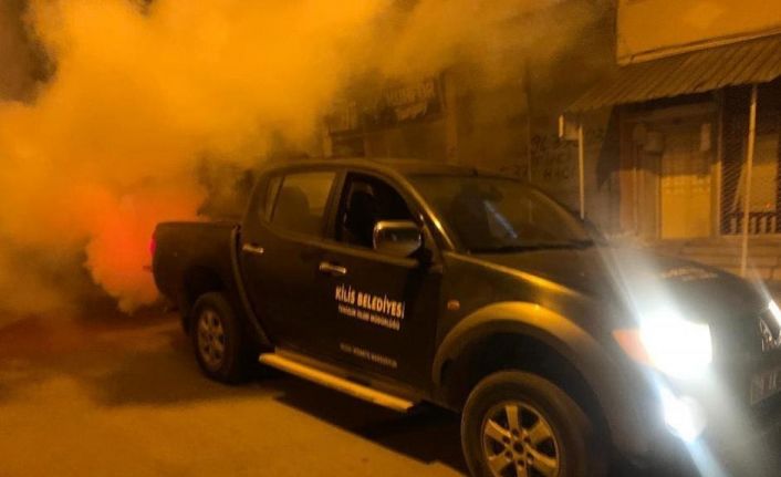 Kilis’te ilaçlama çalışmaları Kurban Bayramı’nda da yoğunlaştı