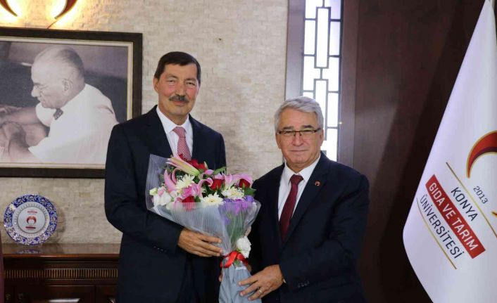 Konya Gıda ve Tarım Üniversitesi Rektörlüğünde devir teslim töreni yapıldı