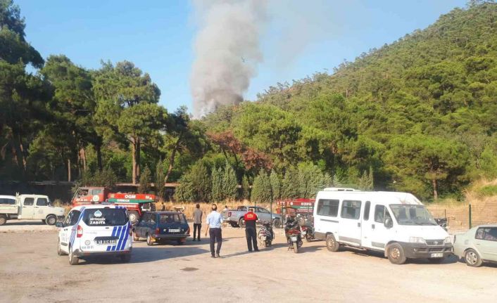 Marmaris orman yangınına müdahale devam ediyor