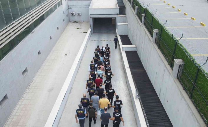 Mersin’de DEAŞ şüphelisi 14 kişi adliyeye sevk edildi