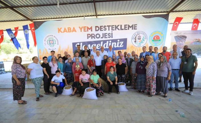 Muğla Büyükşehir’den üreticiye 1 Milyon 300 Bin TL değerinde yem desteği