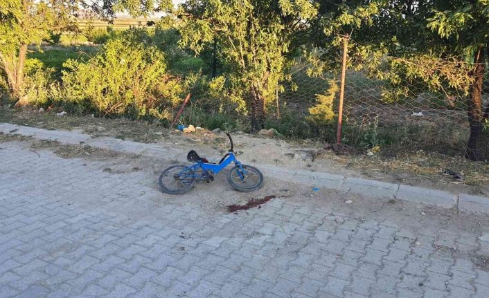 Patpat bisikletli çocuğu çarptı