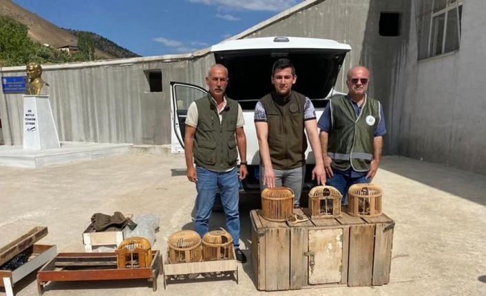 Siirt’te kaçak avcıya tutanak tutuldu