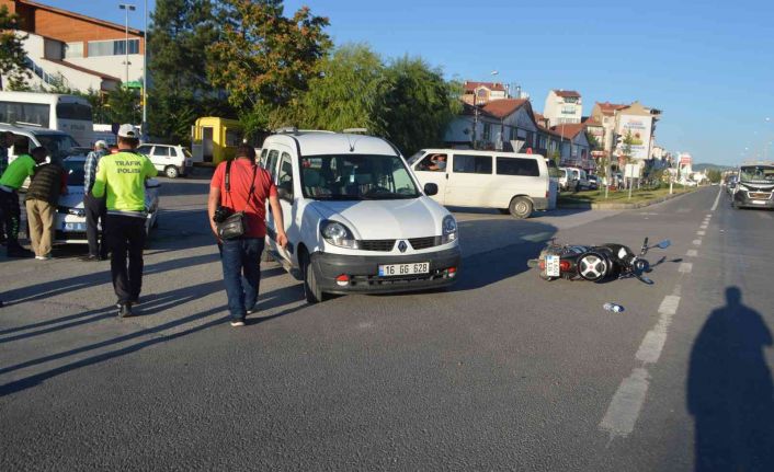 Tavşanlı’da trafik kazası: 1 yaralı