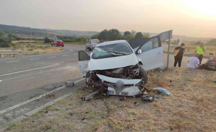 Tekirdağ’da trafik kazası: 5 yaralı