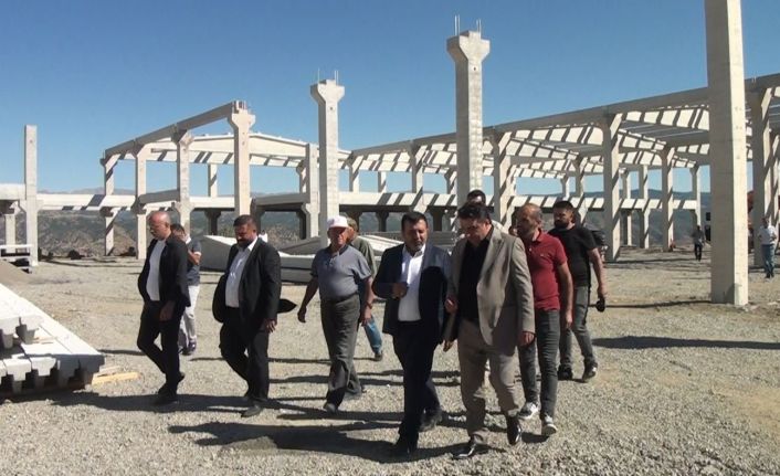 Tekstil Kent Sanayi Sitesi inşaatında sona doğru