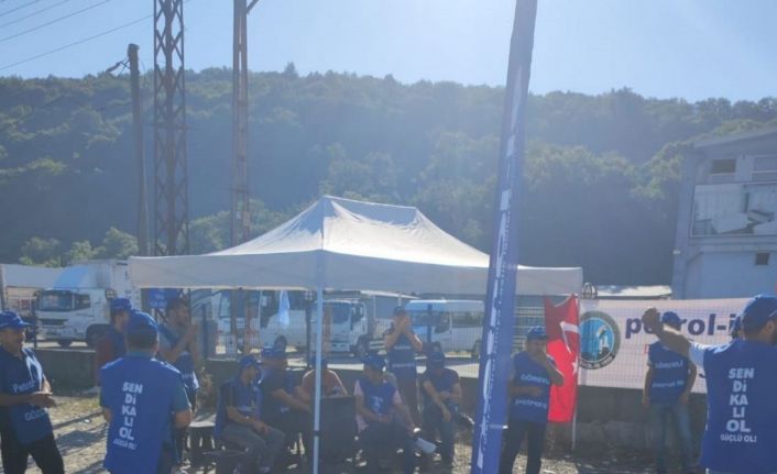 Toplu iş görüşmelerinde anlaşamayınca 19 işçi greve başladı