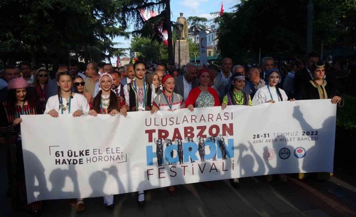 Uluslararası Horon Festivali coşkulu başladı