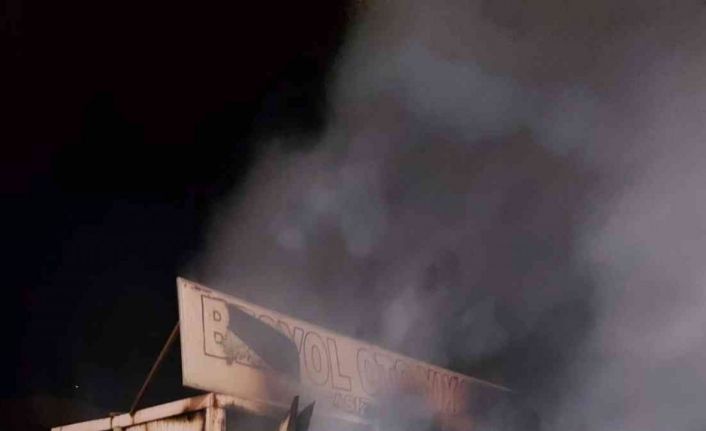 Van’da konteyner yangını