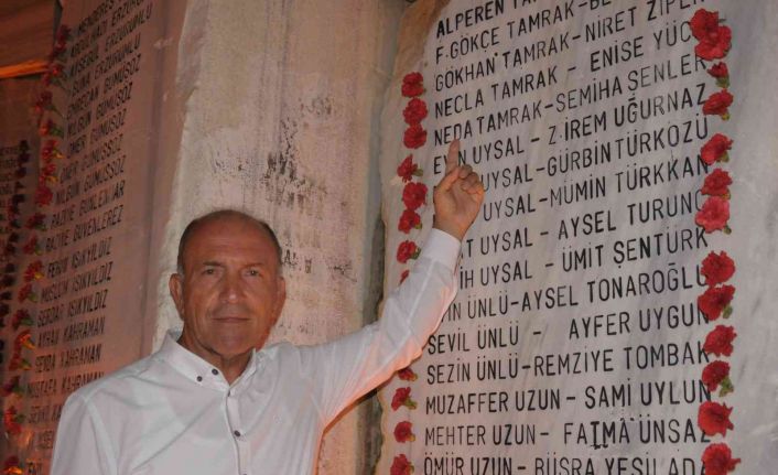 23 yıldır depremde kaybettiği eşi ve çocuklarını anmak için Yalova’ya geliyor