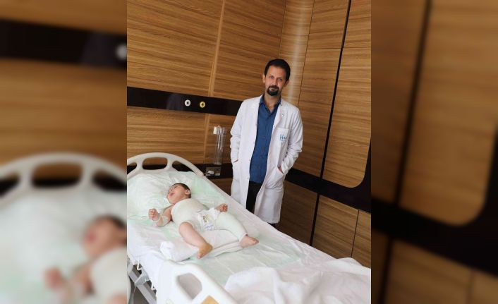 2 yaşındaki bebek LIV Hospıtal Gaziantep’te sağlığına kavuştu