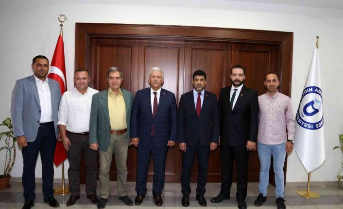 ADÜ Rektörü Aldemir, Türk Veteriner Hekimleri Birliği Konseyi Başkanı Eroğlu’nu ağırladı