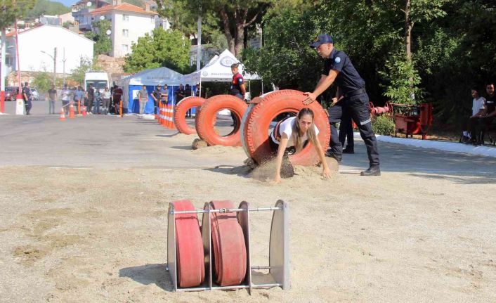 Alev savaşçısı olabilmek için ter döktüler