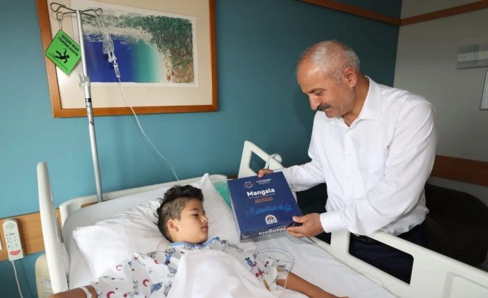 Başkan Büyükgöz’den sünnet çocuklarına moral