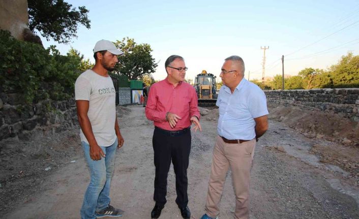 Başkan Özdoğan çalışmaları inceledi