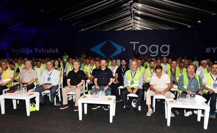 Başkan Özkasap TOGG tesislerini inceledi