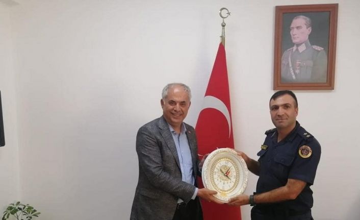 Başkan Yaman, Bilecik Merkez İlçe Jandarma Komutanı Karataş’la bir araya geldi