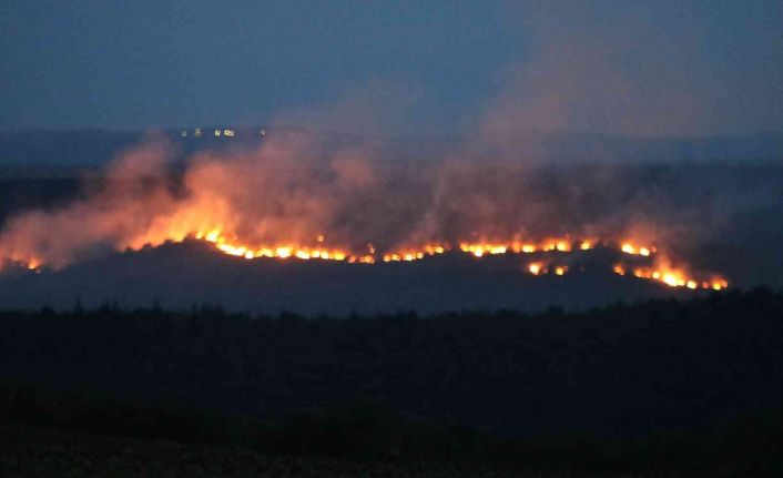 Bulgaristan’daki yangın Edirne’nin sınır köylerine dayandı: Alevler ürkütücü boyuta ulaşıyor