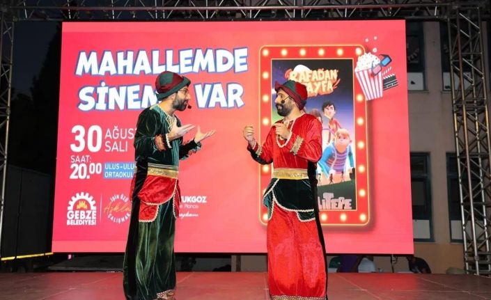 Çocuklar için mahallede sinema