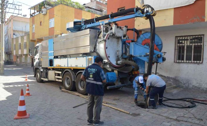 Diyarbakır’da yaklaşık 1,5 milyon metre şebekede temizlik çalışması