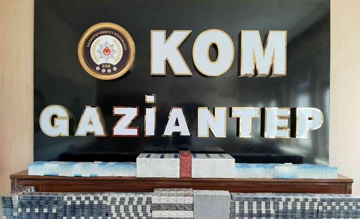 Gaziantep’te 2 bin 220 paket kaçak sigara ele geçirildi