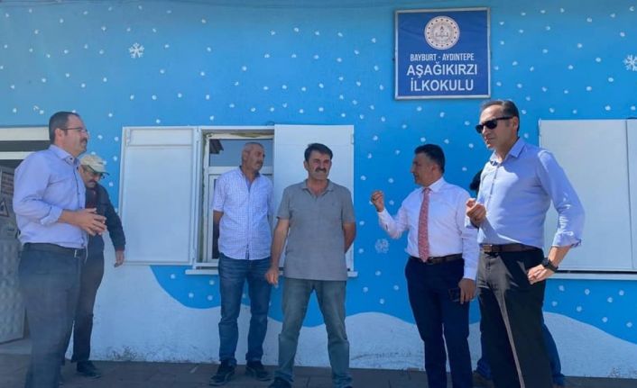 Güney Aşağı Kırzı Köyü İlkokulu ve köy yaşam merkezini ziyaret etti