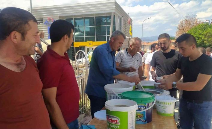 Hisarcık Şehitler Mahallesinde aşure etkinliği