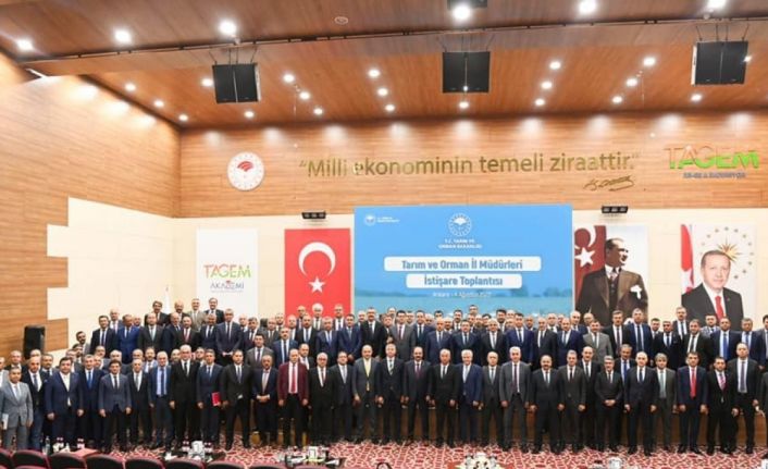 İl Müdürü Yoldaş, Tarım ve Orman İl Müdürleri Koordinasyon Toplantısı’na katıldı