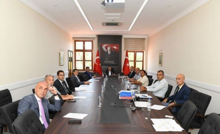 İl Toprak Koruma Kurulu Toplantısı Vali Orhan Tavlı Başkanlığında Yapıldı