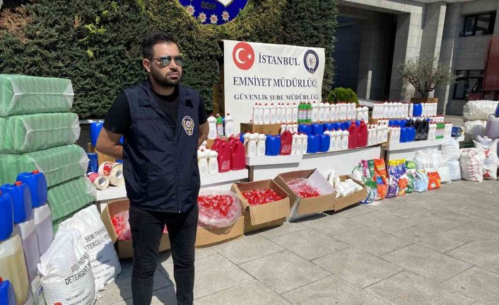 İstanbul’da sahte deterjan operasyonu