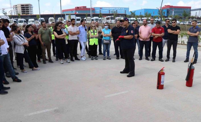 İtfaiye ve AFAD’dan İMES OSB’de tatbikat