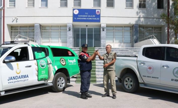 Jandarmanın uçamaz halde bulduğu yavru Benekli sinekkapan kuşu koruma altına alındı
