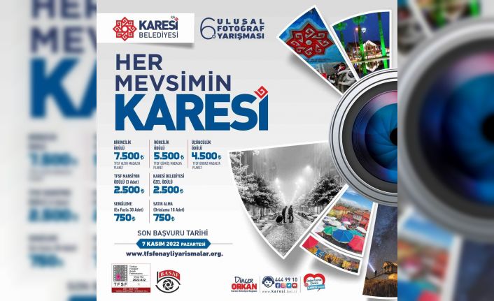 Karesi Belediyesi fotoğraf yarışmasına başvurular devam ediyor