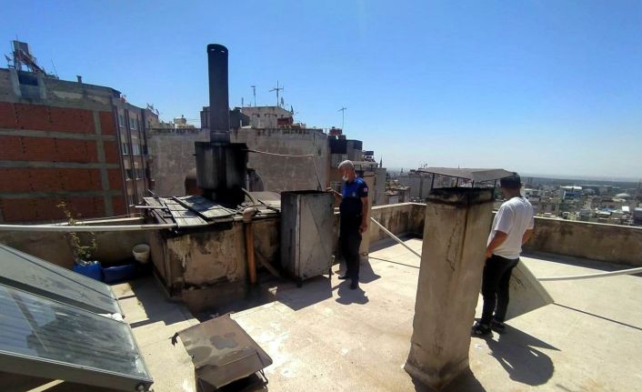 Kilis’te pide fırınların bacaları denetlendi