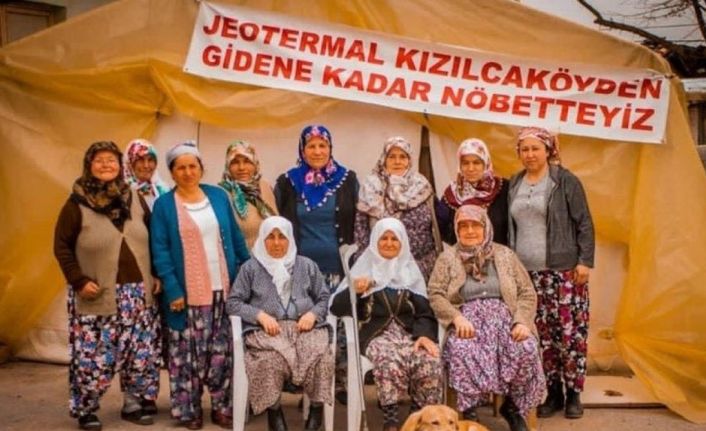 Kızılcaköylü kadınlar bu sefer nöbet için değil eğlence için davet ettiler