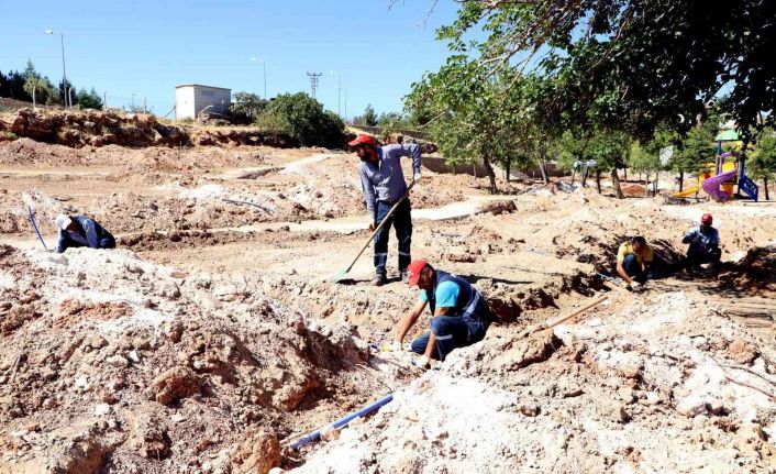 Kocaköy Millet Bahçesi’nde çalışmalar sürüyor