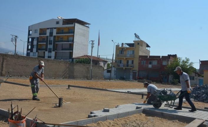 Köşk’te yeşil alanlar yükleniyor