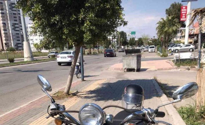 Motosikleti çalınan genç, hırsızın bulunmasını istiyor