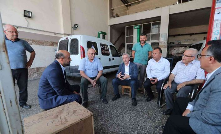 Tahmazoğlu ve Milletvekili Kirazoğlu Mesleki Eğitim öğrencileri ile bir araya geldi